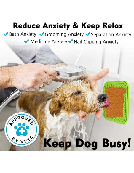 Alfombrilla de Lamer para Perros Kwispel - 2 Pcs Silicona Alfombrilla de Lamer para Perros Kwispel - 2 Pcs Silicona