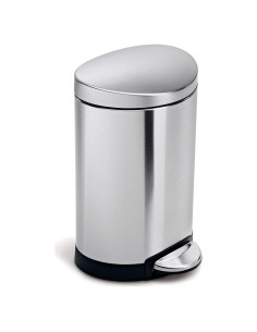 Cubo de Basura Semi-redondo 6L simplehuman Acero Inoxidable