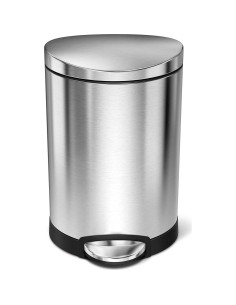 Cubo de Basura Semi-redondo 6L simplehuman Acero Inoxidable 2