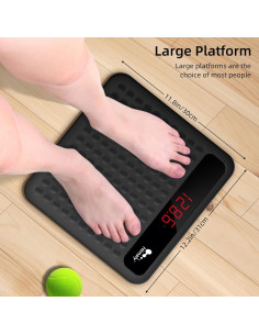 Báscula Digital Himaly X1104, 180kg, Pantalla LCD, Antideslizante 2