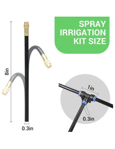 Kit de Riego por Goteo UMETASS 5M con Boquillas Ajustables 2