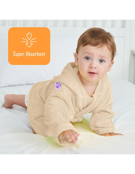 Bata de Peluche para Bebé Unisex Sunny zzzZZ - 2 Paquete