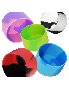5 Pcs Botas de Silicona TFAK para Botellas de Agua 7.4-7.6 cm