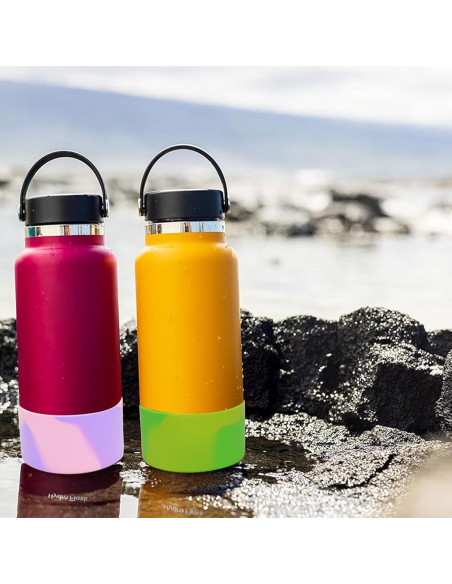 5 Pcs Botas de Silicona TFAK para Botellas de Agua 7.4-7.6 cm