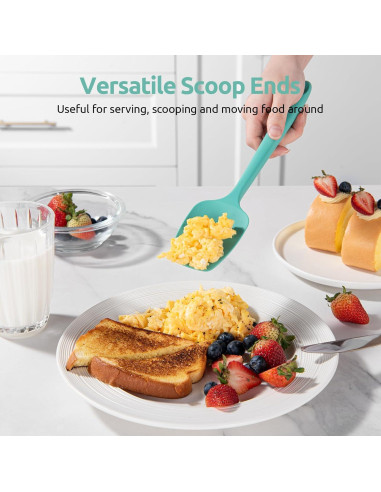 Juego de Espátulas de Silicona U-Taste, 3 Piezas, Resistente al Calor