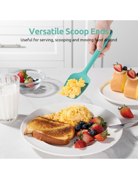 Juego de Espátulas de Silicona U-Taste, 3 Piezas, Resistente al Calor