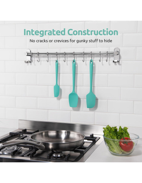 Juego de Espátulas de Silicona U-Taste, 3 Piezas, Resistente al Calor