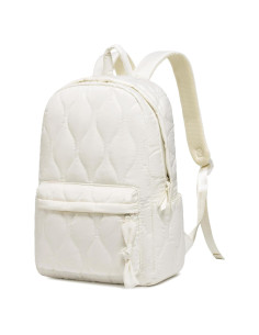 Mochila Escolar LEDAOU Beige Acolchado 18L para Niñas
