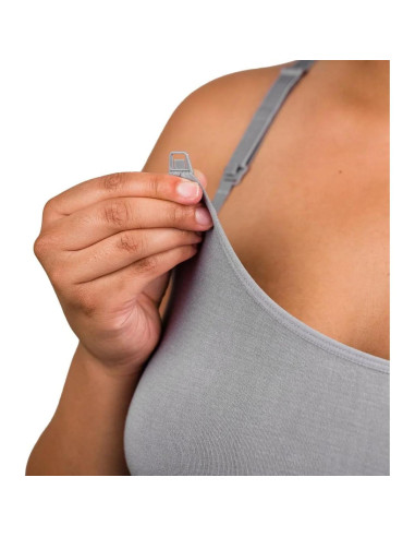 Top sin mangas Bamboobies para lactancia - Rayon de bambú