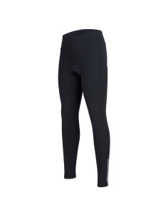 Pantalones de Ciclismo Mujer Compresión 3D Almohadilla XL Negro