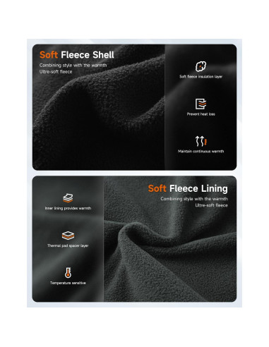 Chaleco Calentado Labcool Unisex Microforro Polar 10000mAh