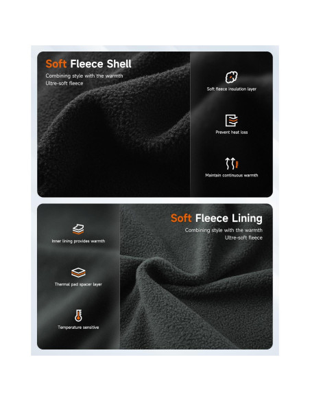 Chaleco Calentado Labcool Unisex Microforro Polar 10000mAh