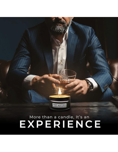 Set de 6 Velas Aromáticas Majestic Zen para Hombres - Cera de Soja