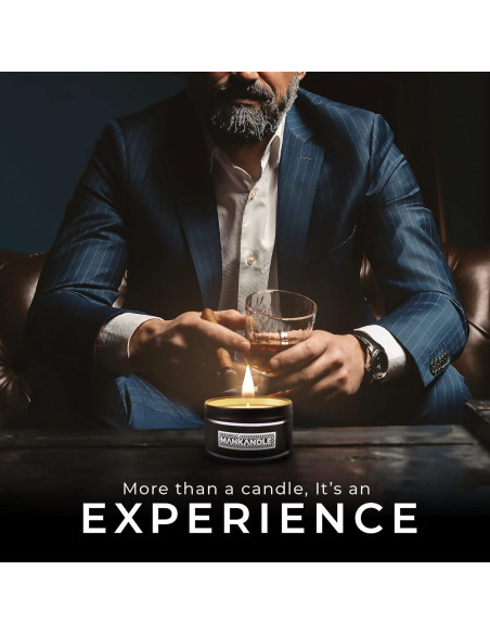 Set de 6 Velas Aromáticas Majestic Zen para Hombres - Cera de Soja