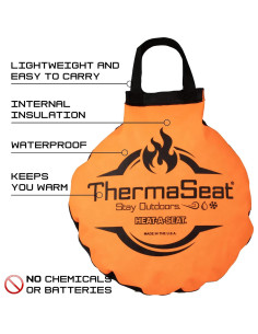 Cojín Aislante Heat-A-Seat Northeast Products 43 cm Naranja/Negro 2