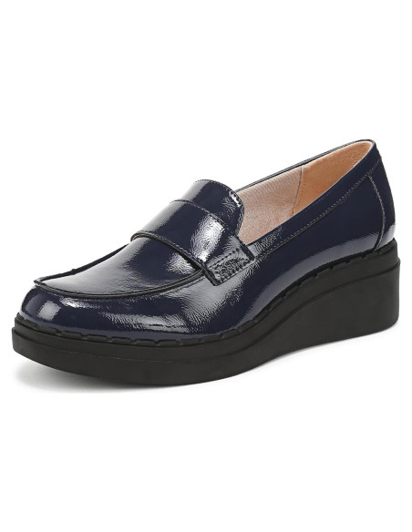 Mocasín de cuña LifeStride para Mujeres 11 Ancho Navy Lux