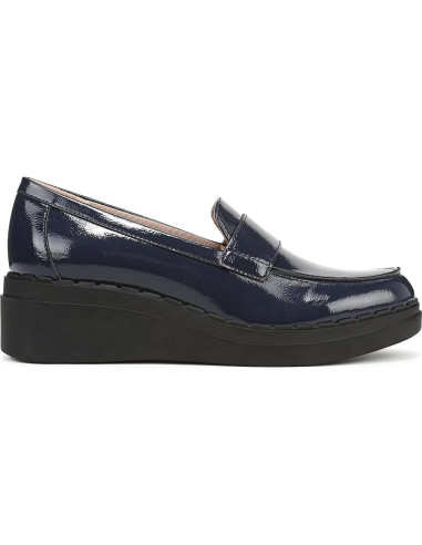 Mocasín de cuña LifeStride para Mujeres 11 Ancho Navy Lux