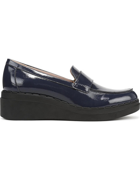 Mocasín de cuña LifeStride para Mujeres 11 Ancho Navy Lux