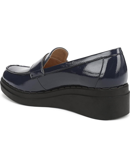 Mocasín de cuña LifeStride para Mujeres 11 Ancho Navy Lux