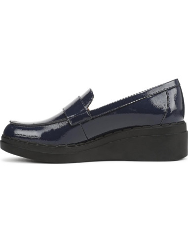 Mocasín de cuña LifeStride para Mujeres 11 Ancho Navy Lux