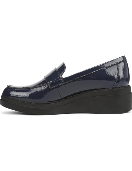 Mocasín de cuña LifeStride para Mujeres 11 Ancho Navy Lux