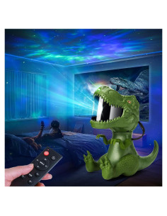 Proyector de Estrellas Dinosaurio Kidsjoy Verde 10cm