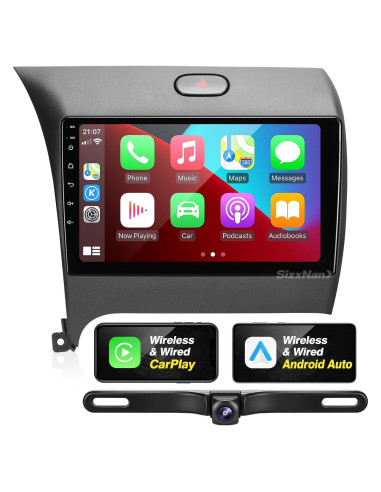 Estéreo de Coche Android 12 SizxNanv para KIA Forte 2013-2017