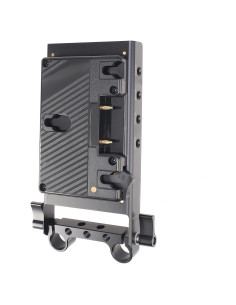 Placa de Batería Fotga 15mm Montura Dorada D-Tap 14.8V