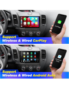 Estéreo de Coche Android 12 SizxNanv para KIA Forte 2013-2017 2