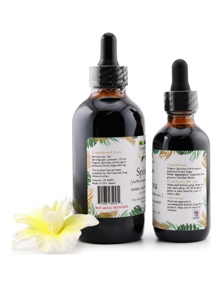 Extracto de Espirulina Orgánica Herbal Wellness 118 ml