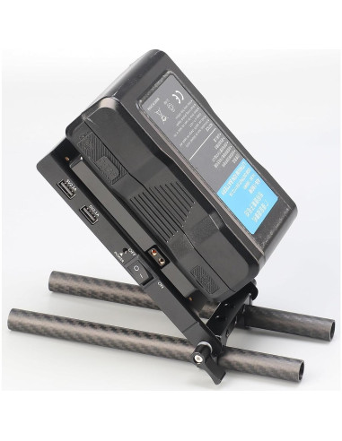 Placa de Batería Fotga 15mm Montura Dorada D-Tap 14.8V