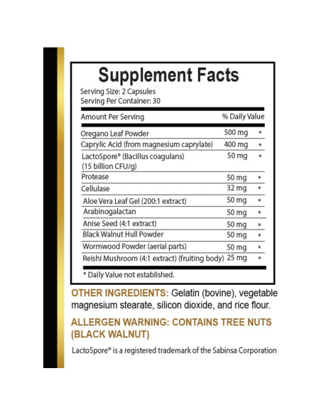 Complejo Natural Candida PRO - Suplemento Detox 60 Cápsulas Complejo Natural Candida PRO - Suplemento Detox 60 Cápsulas