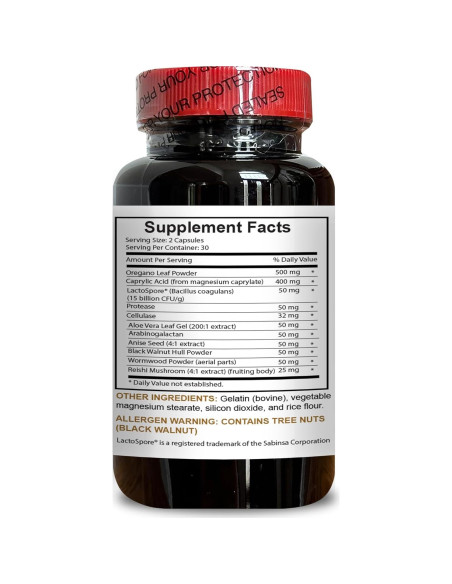 Complejo Natural Candida PRO - Suplemento Detox 60 Cápsulas Complejo Natural Candida PRO - Suplemento Detox 60 Cápsulas