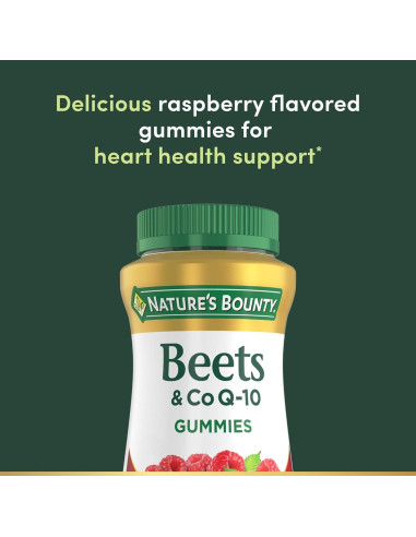 Gomitas de Remolacha y Co Q-10 Nature's Bounty 60 Unidades