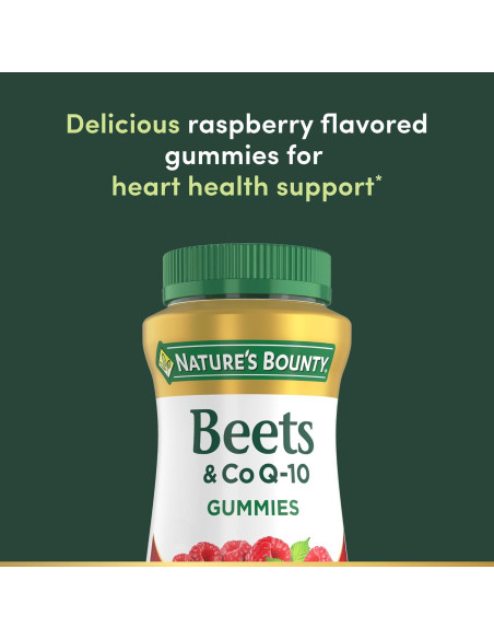 Gomitas de Remolacha y Co Q-10 Nature's Bounty 60 Unidades