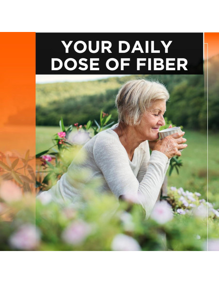 Quality Choice Polvo de Fibra de Psyllium 48 Dosis Sabor Naranja