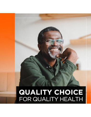 Quality Choice Polvo de Fibra de Psyllium 48 Dosis Sabor Naranja