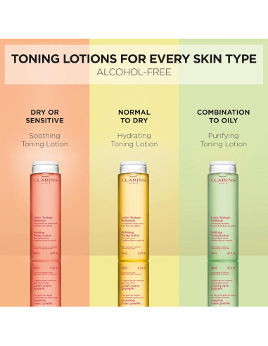 Loción Tónica Purificante Clarins 198 ml - Piel Mixta a Grasa