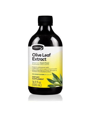 Extracto de Hoja de Olivo Comvita 500 ml - Suplemento Antioxidante