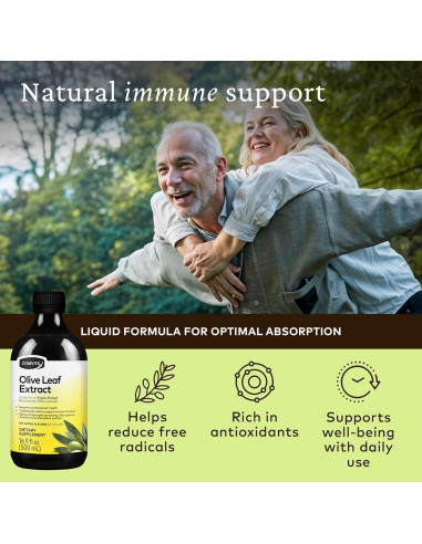 Extracto de Hoja de Olivo Comvita 500 ml - Suplemento Antioxidante