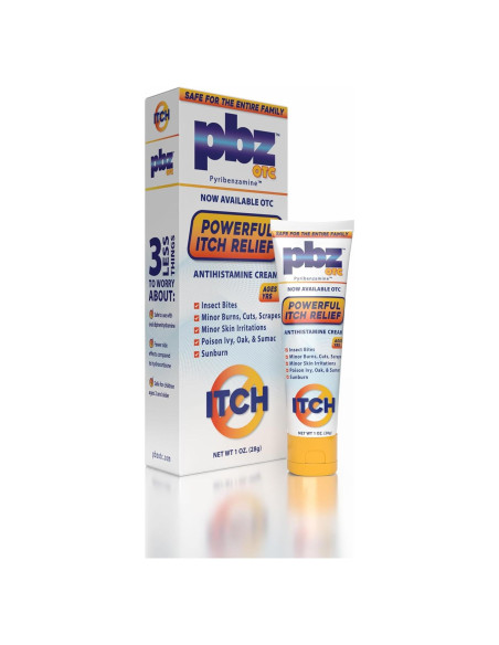 Crema Antihistamínica PBZ OTC 28.35 g - Alivio Picazón Niños y Adultos
