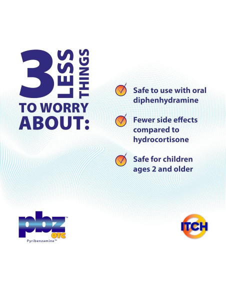 Crema Antihistamínica PBZ OTC 28.35 g - Alivio Picazón Niños y Adultos