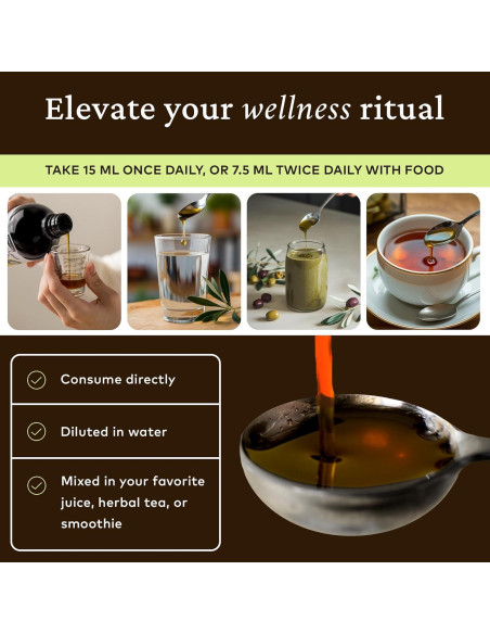 Extracto de Hoja de Olivo Comvita 500 ml - Suplemento Antioxidante