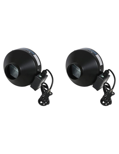 Ventilador Inline Hurricane 4" Grado Comercial Paquete de 2