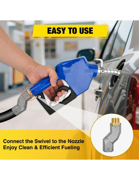 Boquilla de Combustible Nilight 3/4" Automática con Giratorio