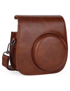Funda Protectora Frankmate para Fujifilm Instax Mini 12 11 9 - Marrón