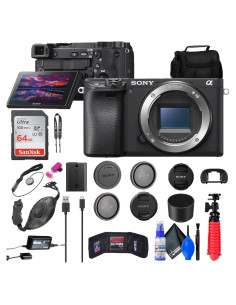 Cámara Sin Espejo Sony a6400 ILCE-6400/B + Accesorios