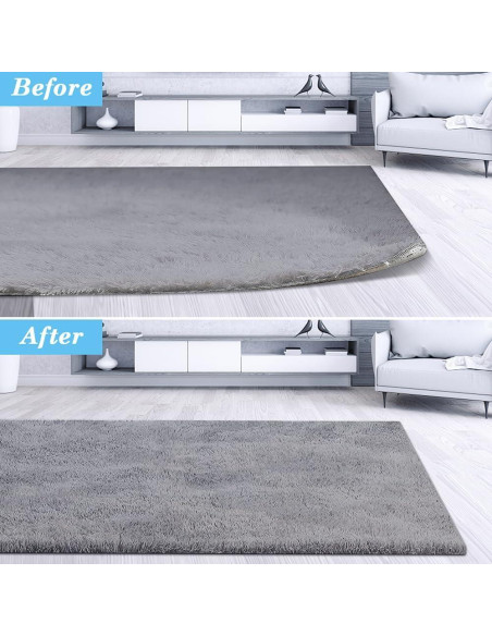 8 Piezas Detenedores de Alfombra ZC GEL Antideslizantes Negros