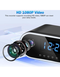 Cámara Reloj WiFi Lookathot 1080P HD Oculta Seguridad 2