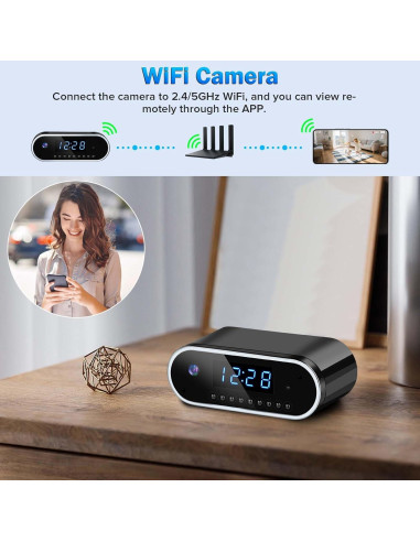 Cámara Reloj WiFi Lookathot 1080P HD Oculta Seguridad